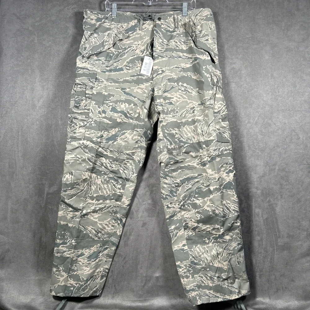 US Air Force APECS ABU Digital Tiger Stripe Camo Cargo Pants Mens Tactical L R